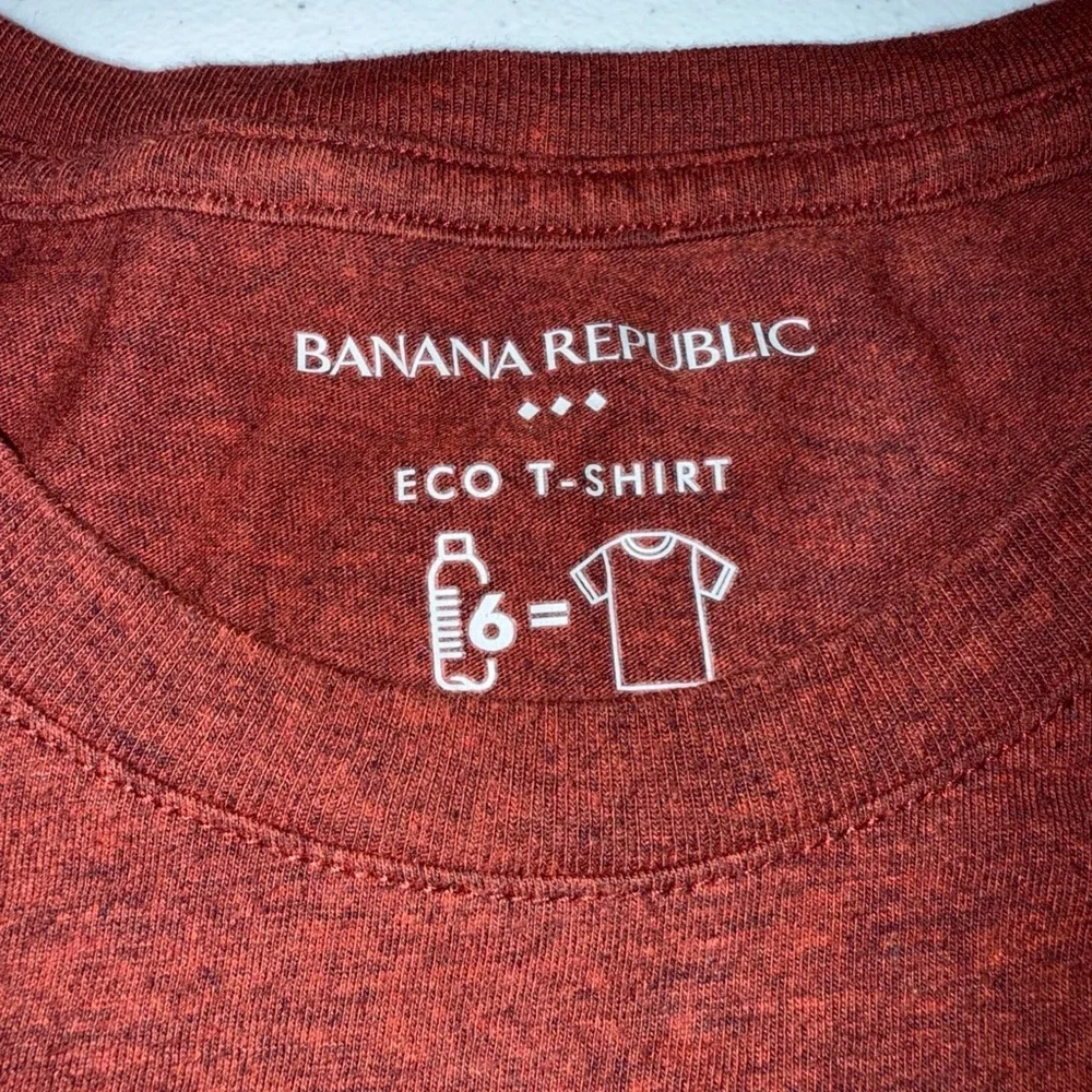 Banana Republic L Eco T-Shirt Rust Color Proper Shoes‎ Basketball Tennis Running